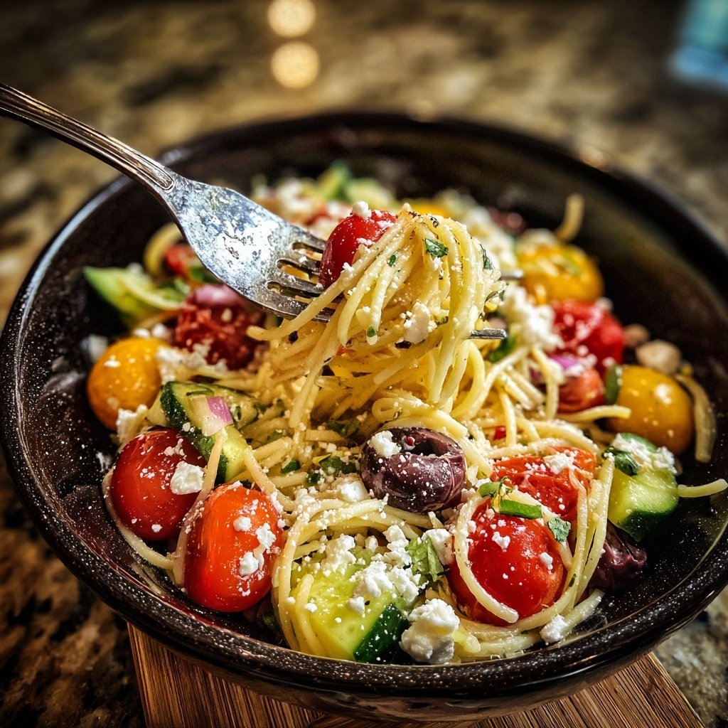 Mediterraner Nudelsalat Zum Grillen