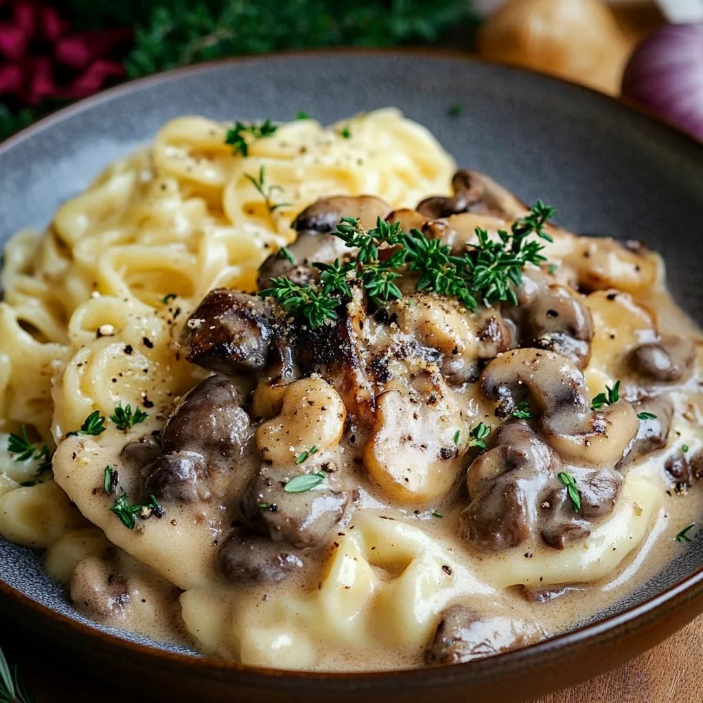 Pilz-Maronen Ragout