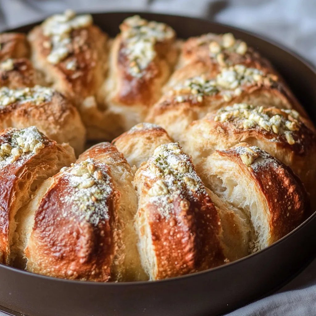 Kunterbuntes Zupfbrot