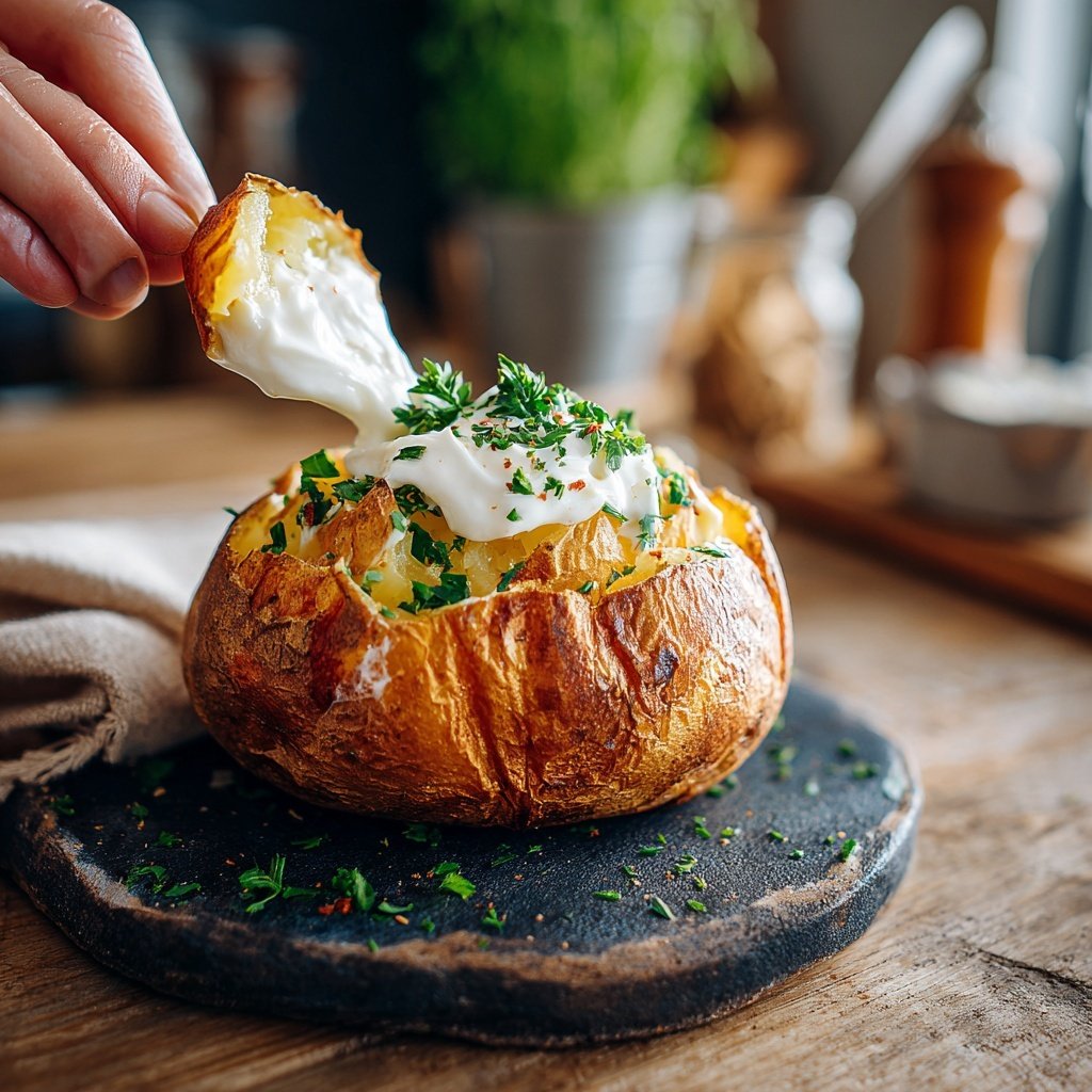 Ofenkartoffeln mit Zitronenjoghurt