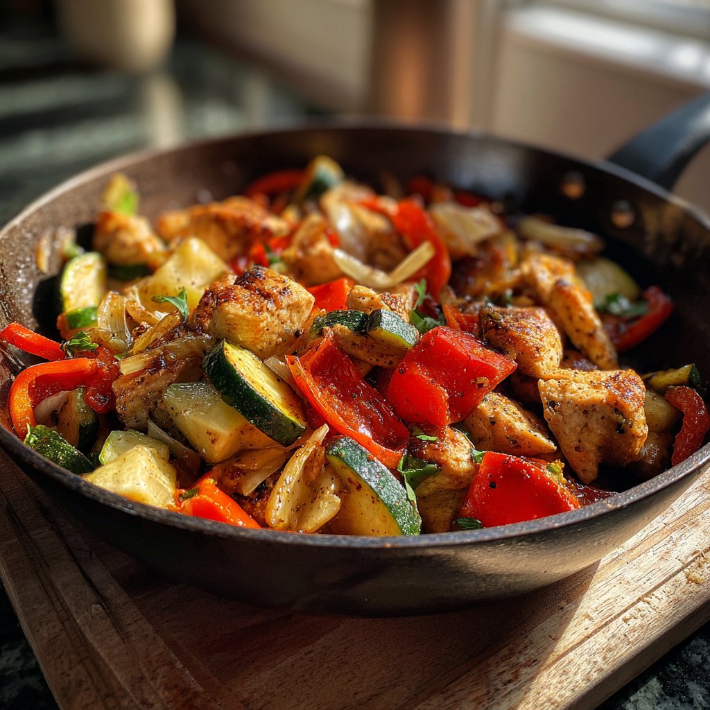 Mittagessen aus der Pfanne