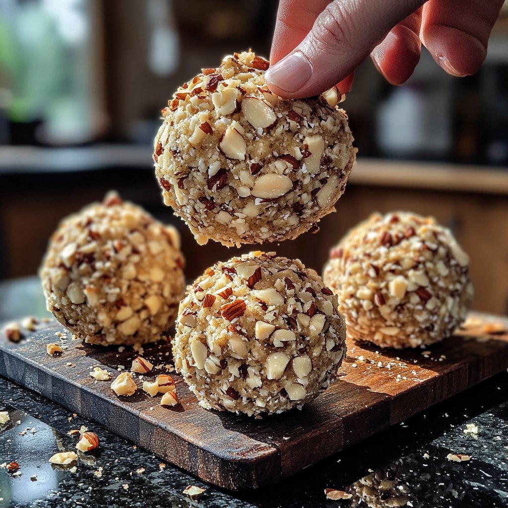 Protein Bällchen mit Nüssen