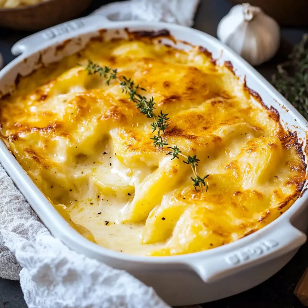 Klassisches Kartoffelgratin