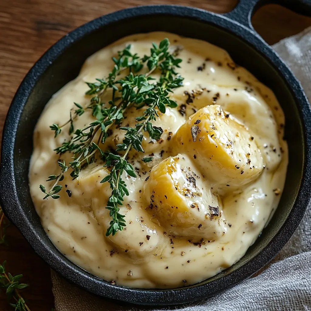 Rosenkohl in Frischkäse-Senfsauce
