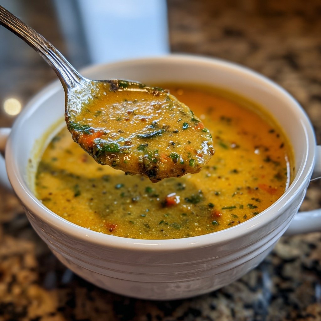 Linsensuppe mit Ingwer