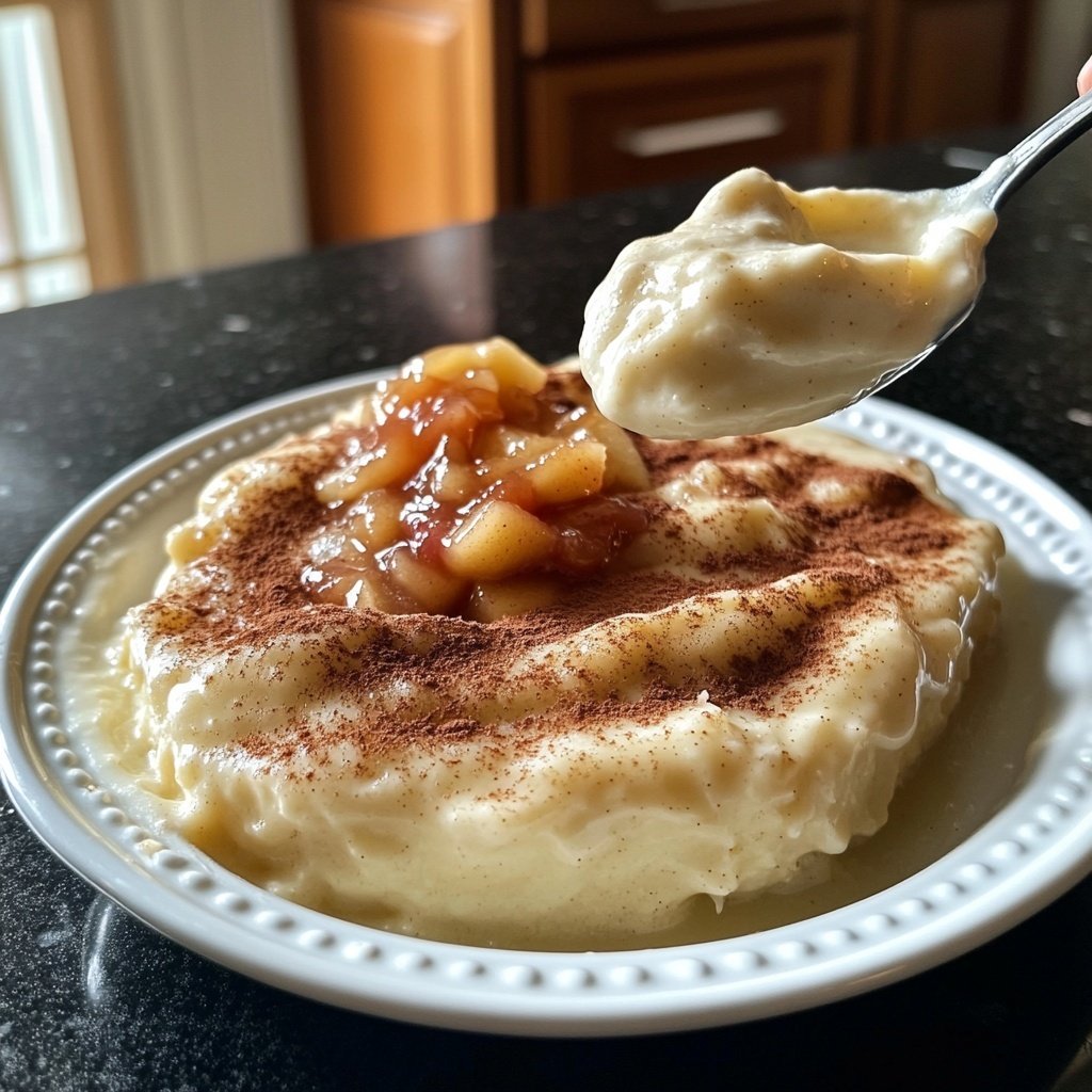 Cremige Zimtcreme mit Apfelmus