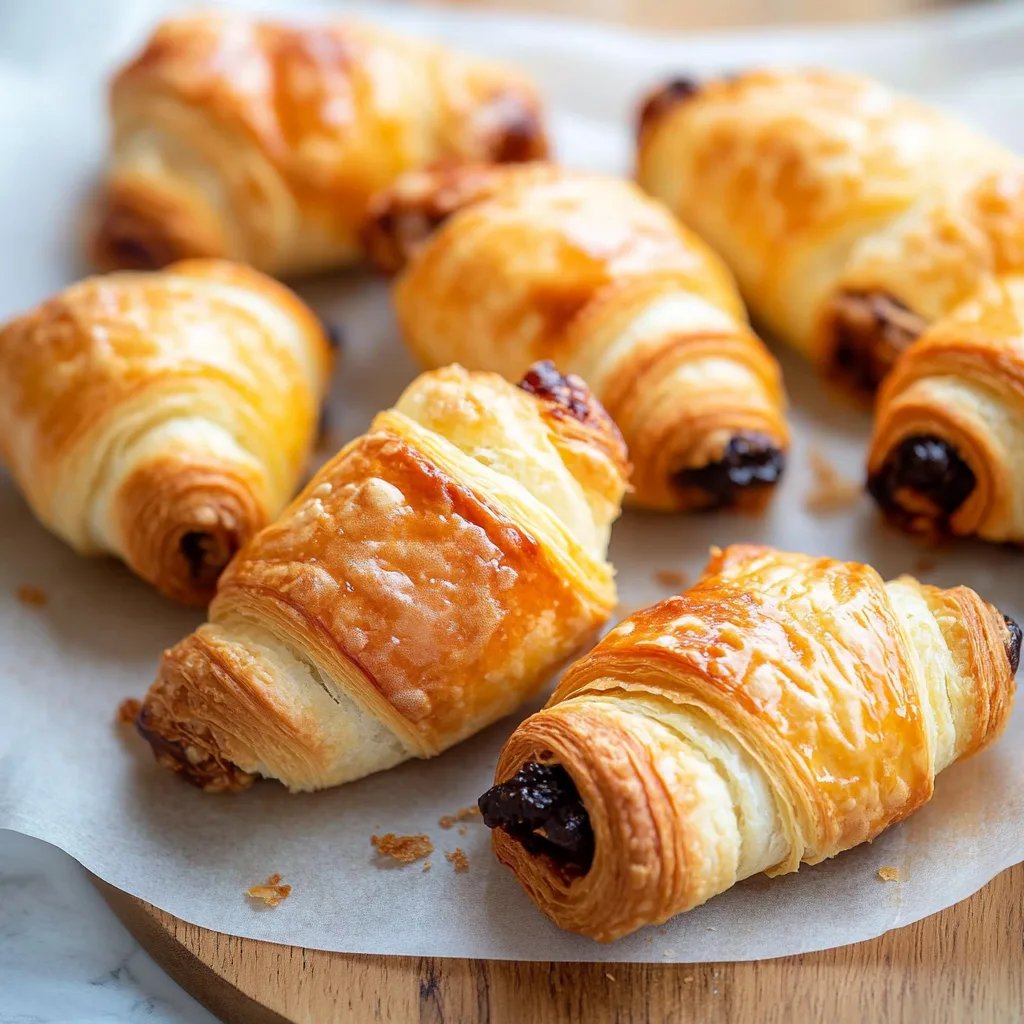 Gefüllte Mini-Croissants