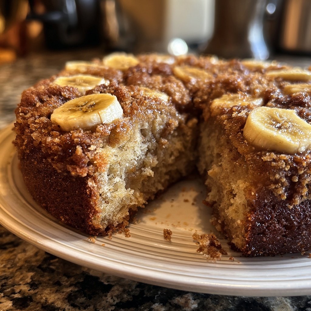 Bananenkuchen mit Zimtstreuseln