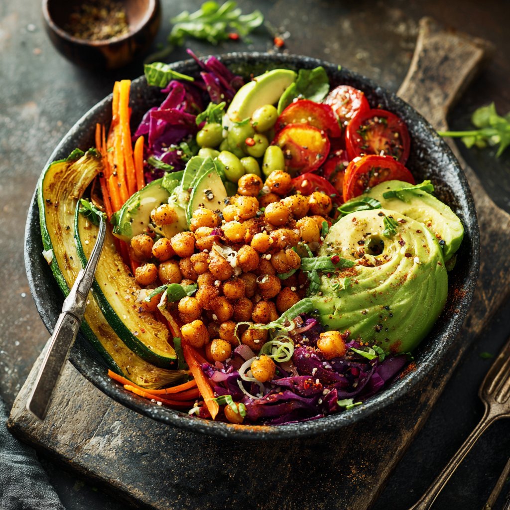 Buddha Bowl mit Kichererbsen