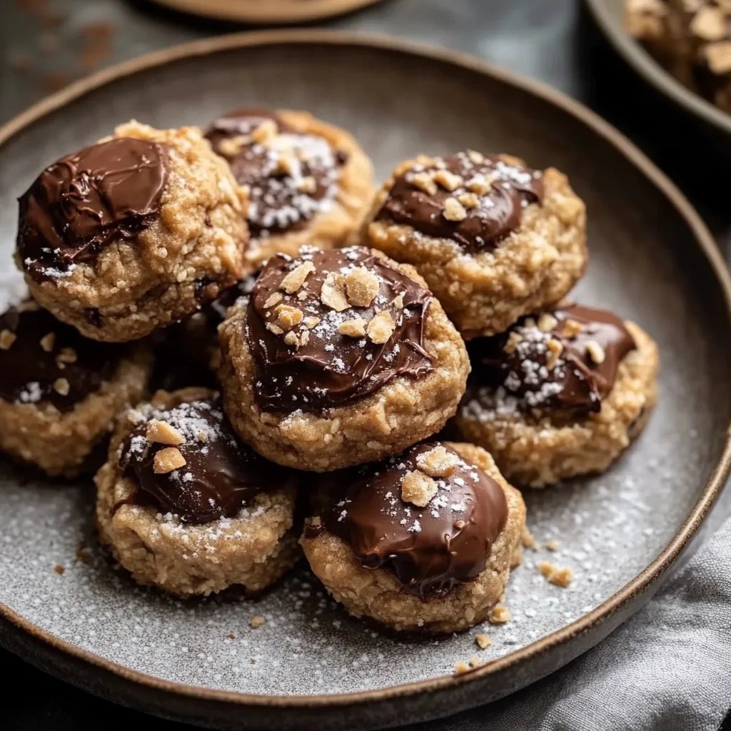 Zähe Schokoladenkekse mit brauner Butter