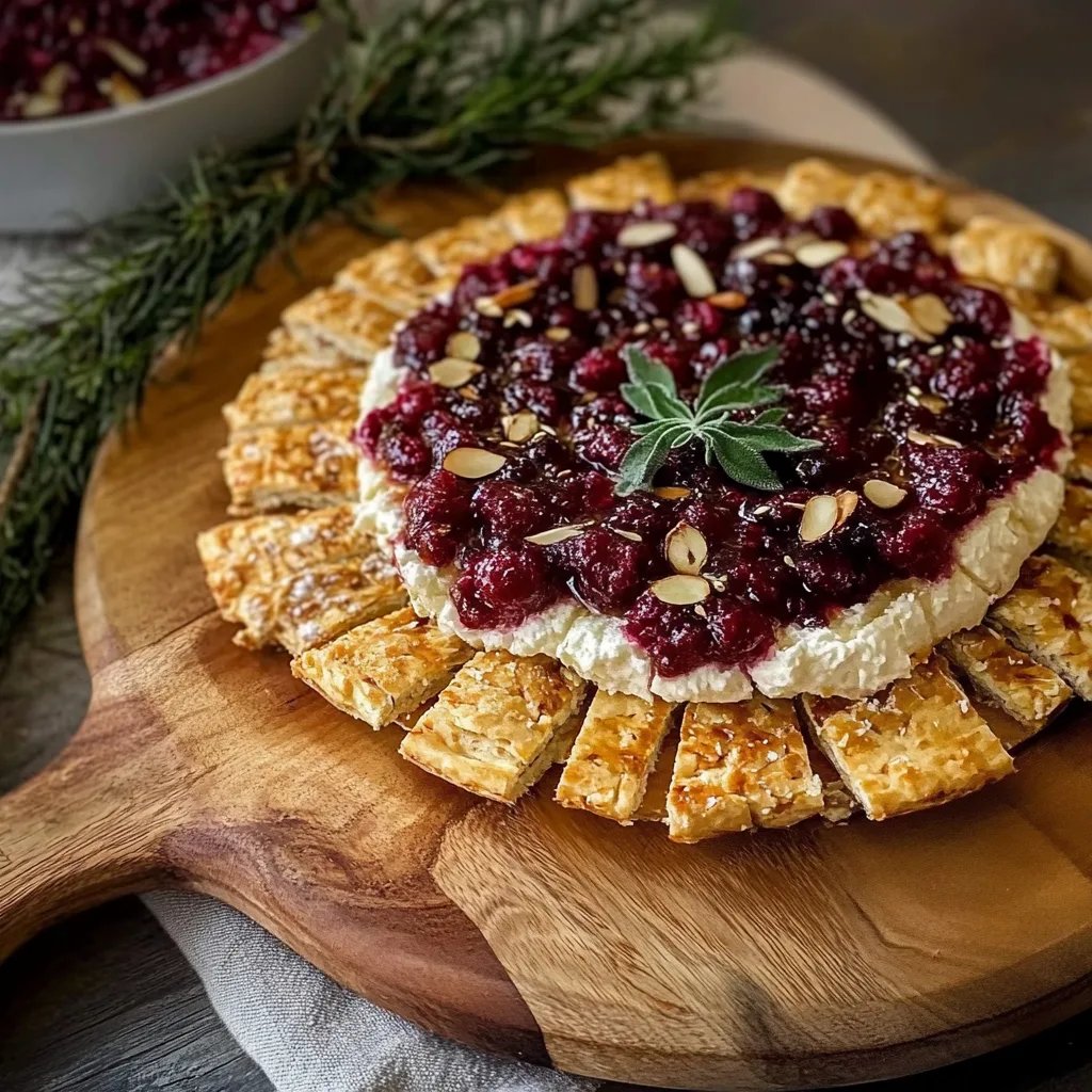 Cranberry-Brie-Käse-Vorspeise