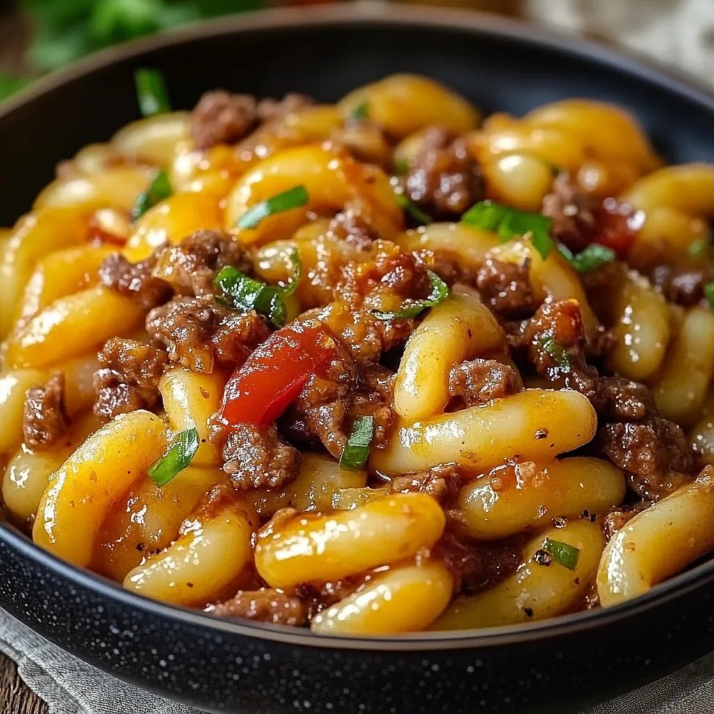 Gnocchi mit Rinderhackfleisch