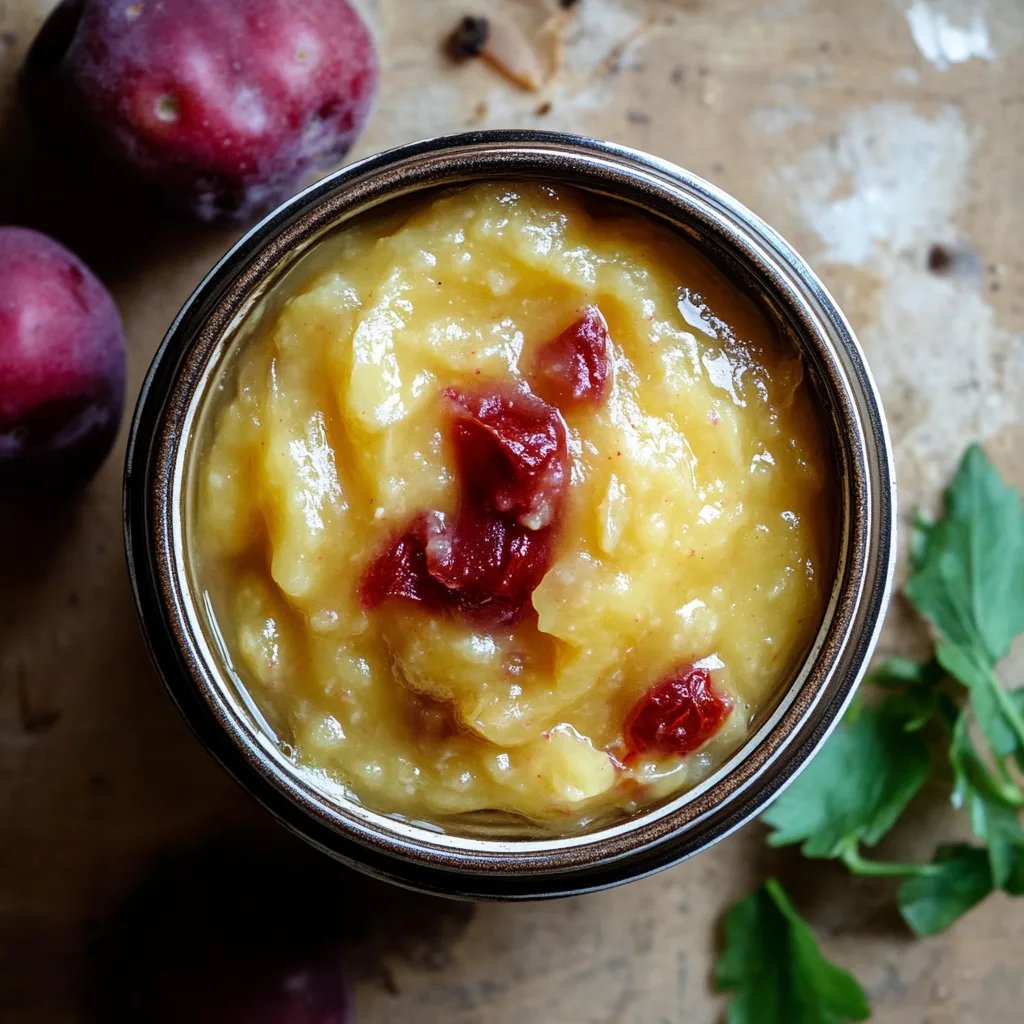 Pflaumen-Birnen-Marmelade