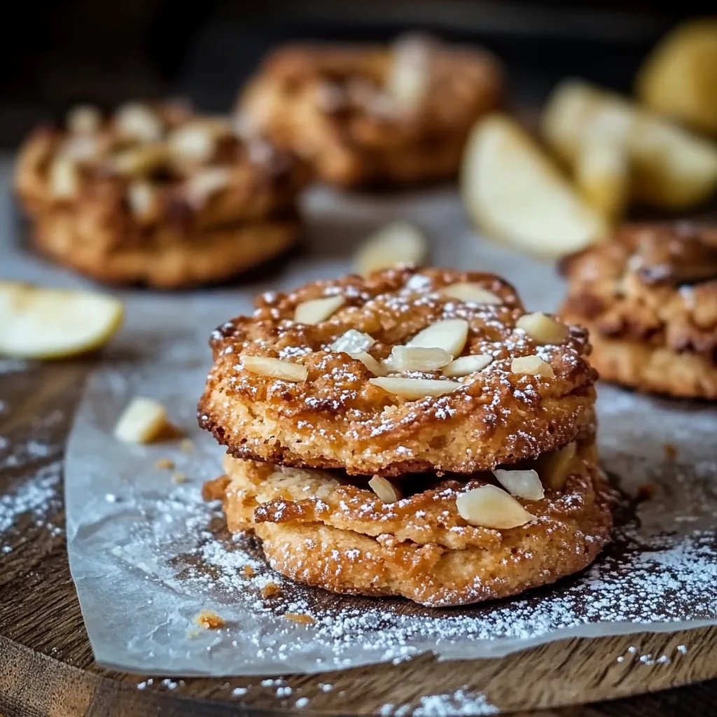 Gesunde Apfel-Hafer-Kekse