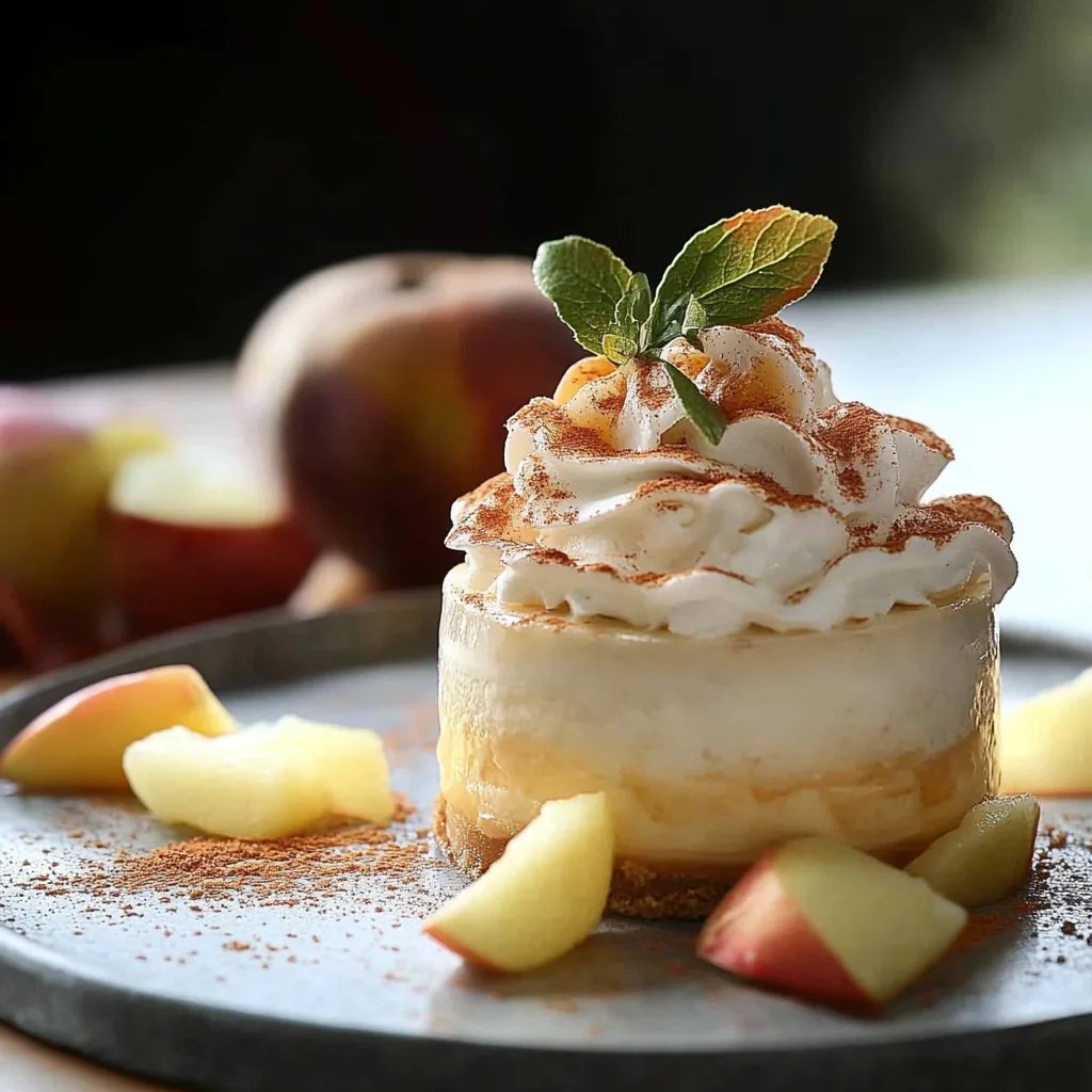 Cremige Zimtcreme mit Apfelmus