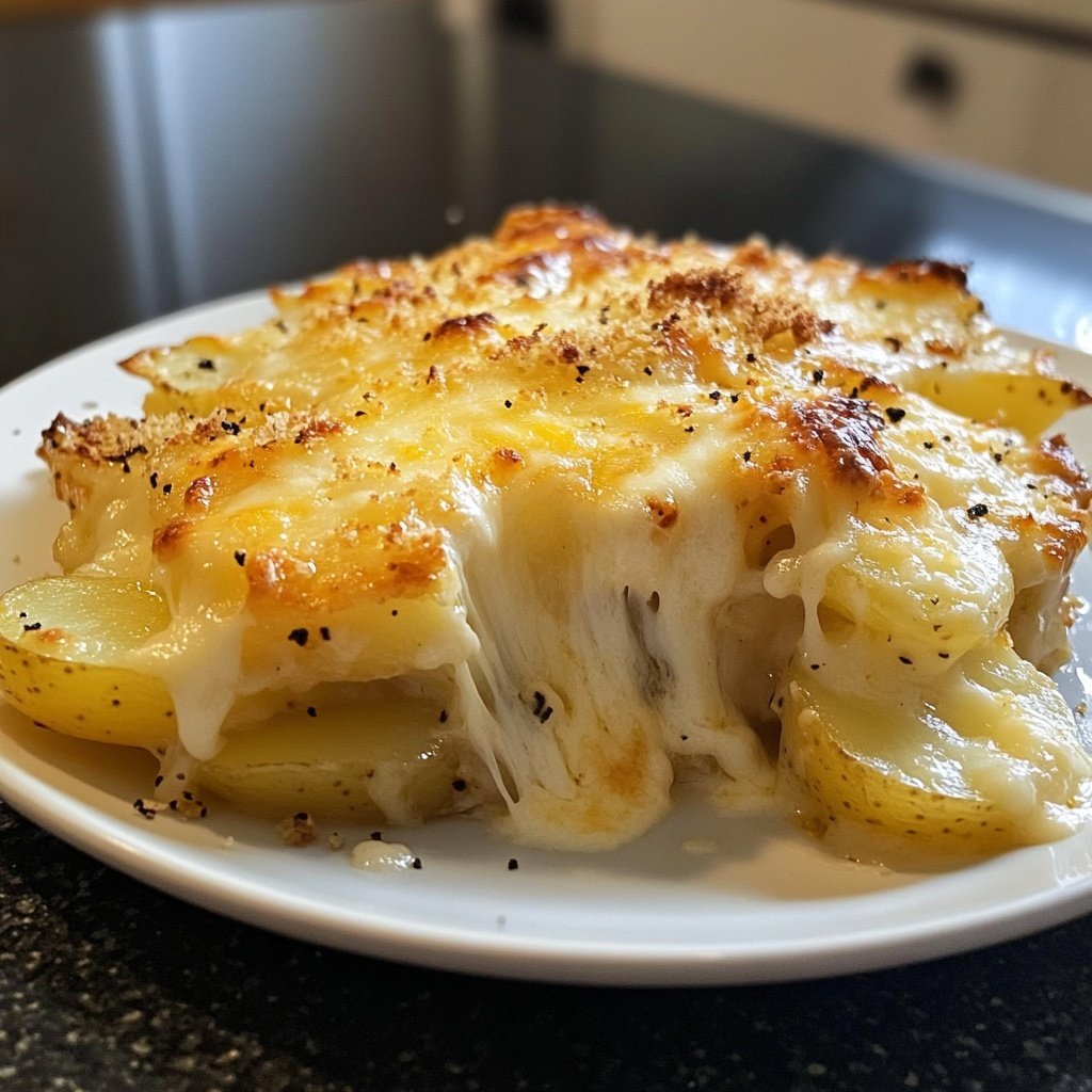 Kartoffelgratin mit Sahne