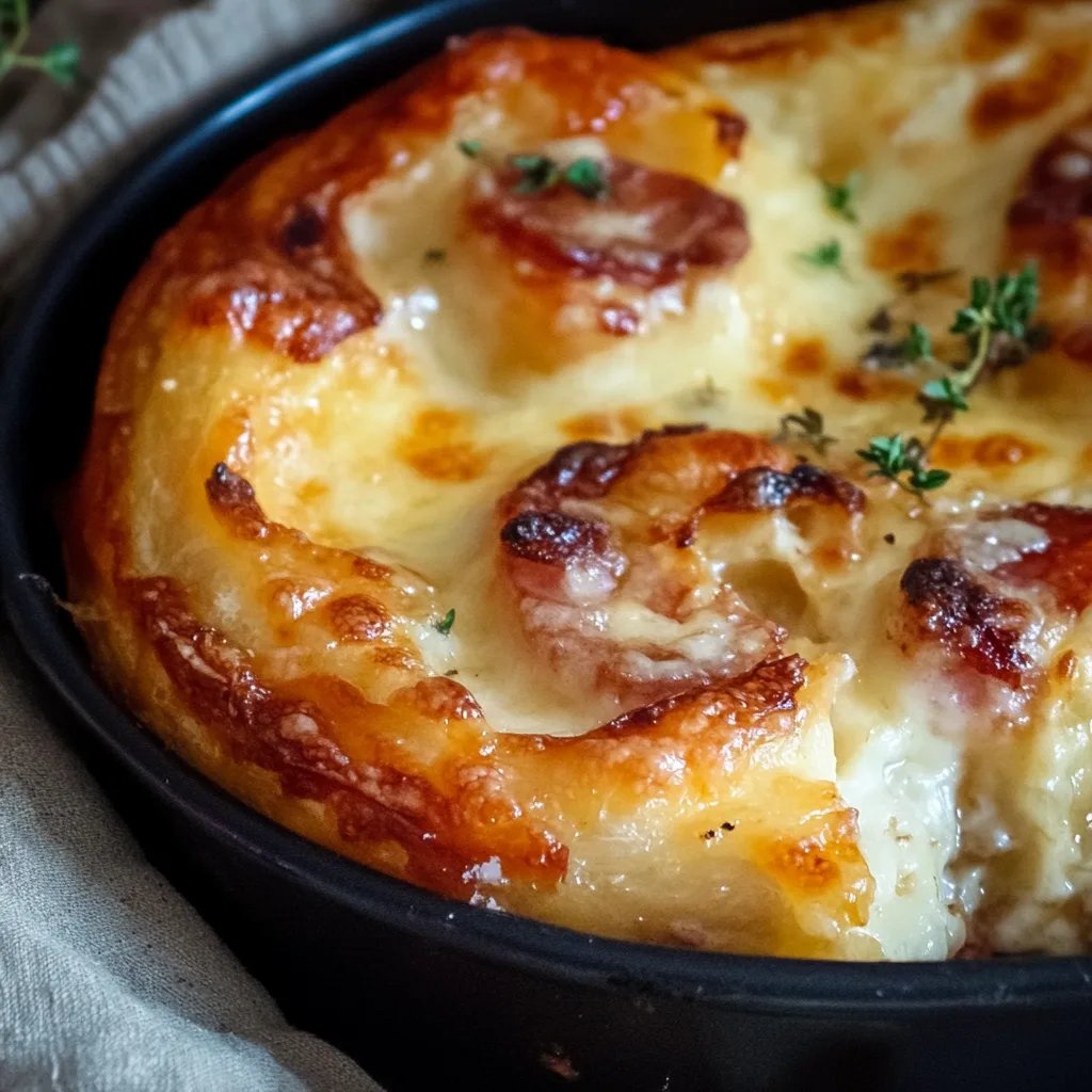 Herzhafte Blätterteigschnecken mit Schinken & Käse