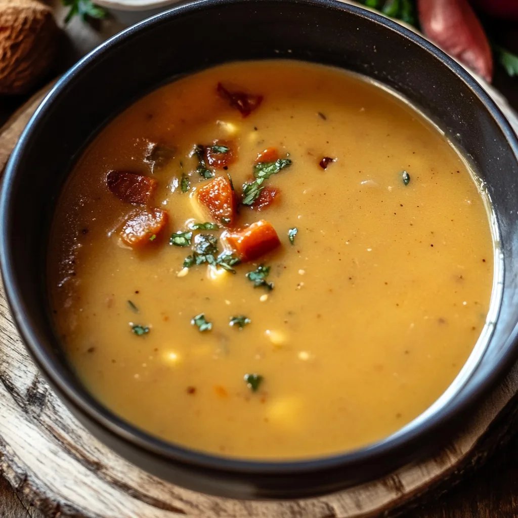 Französische Maronensuppe mit frischem Rosmarin
