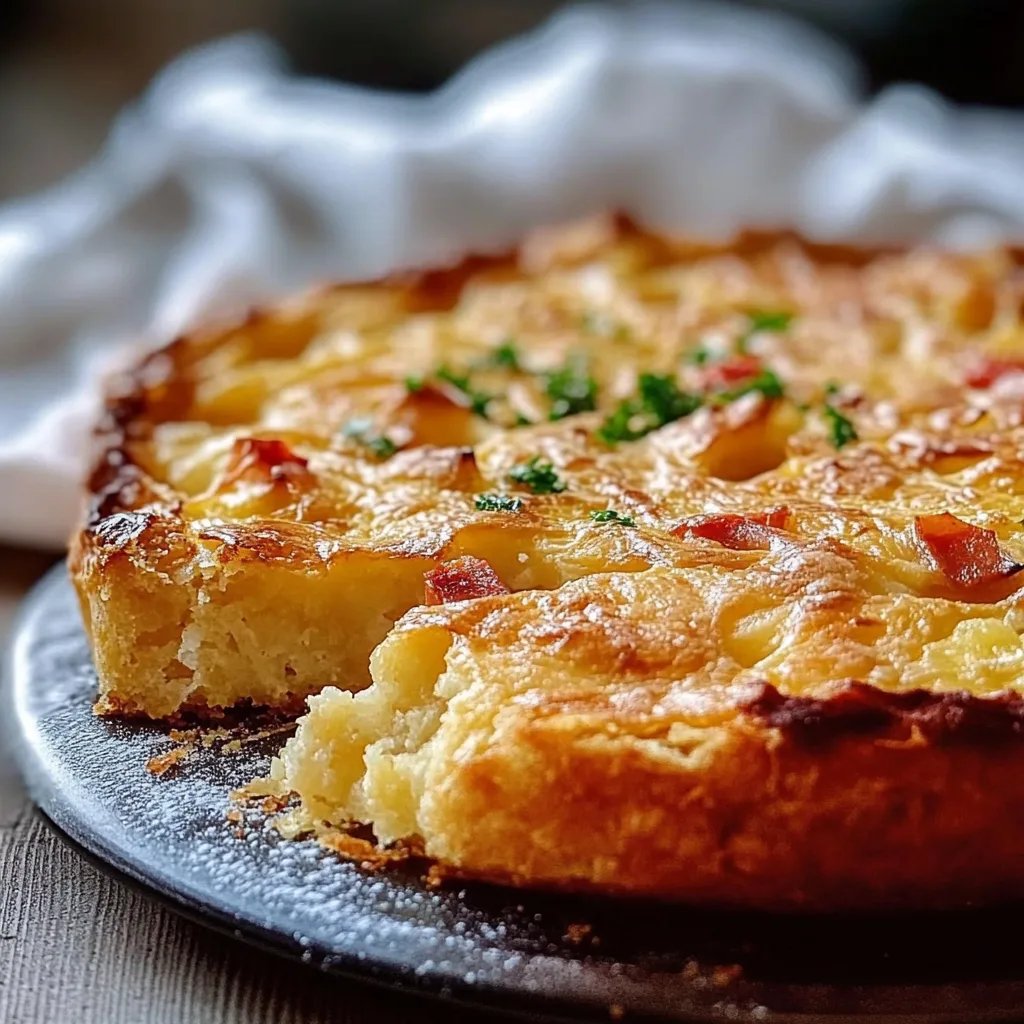 Pikanter Kartoffelkuchen