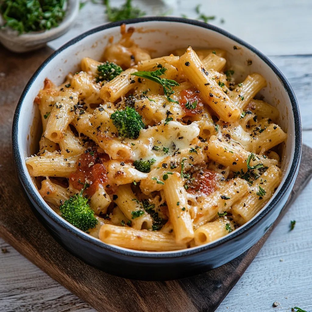 Brokkoli-Nudel-Auflauf