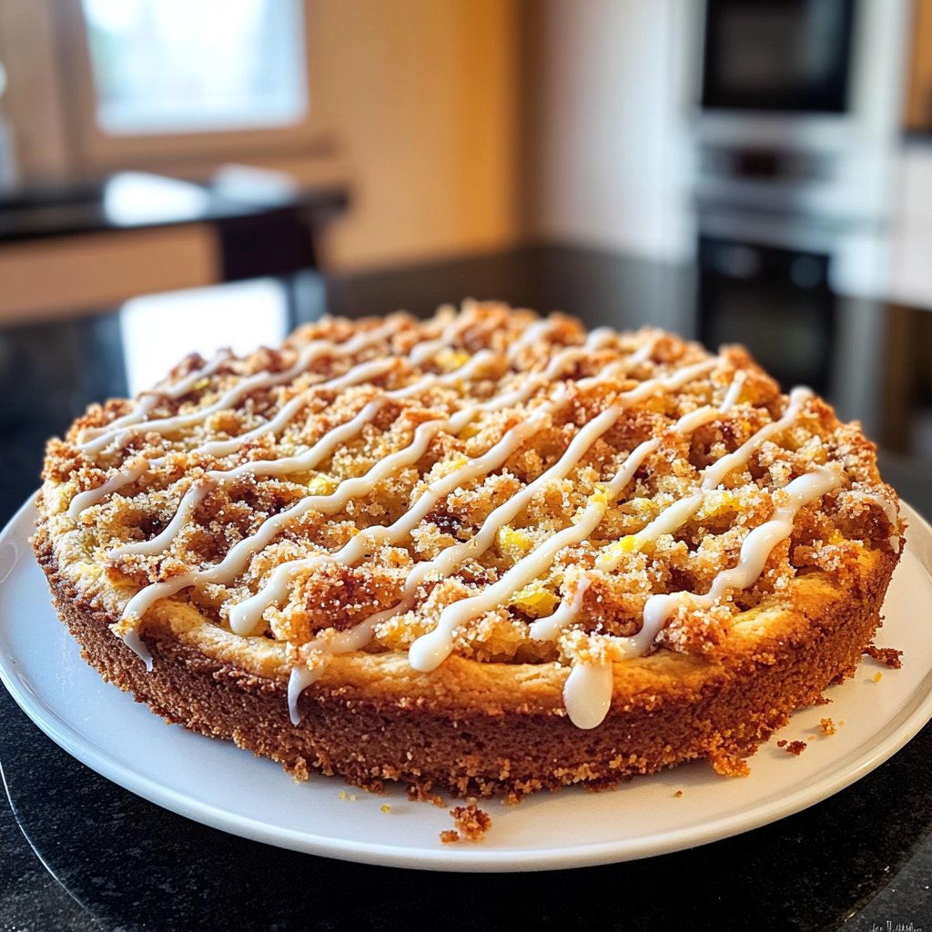 Zitronenkuchen mit feiner Krume