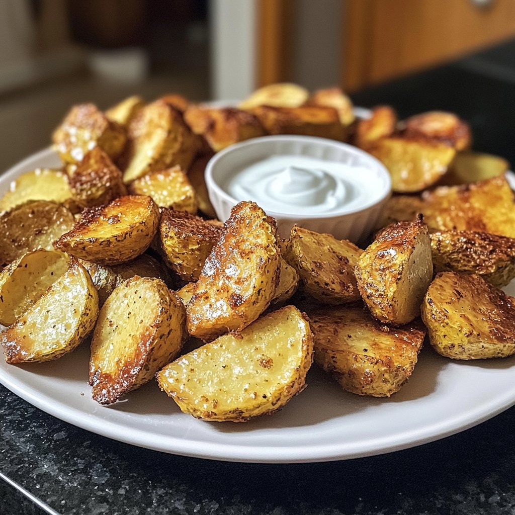 Ofenkartoffeln mit Joghurt-Dip