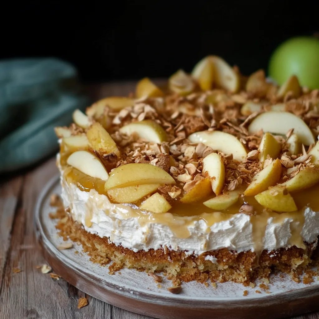 Apfel-Schmand-Torte mit Zimtgestöber