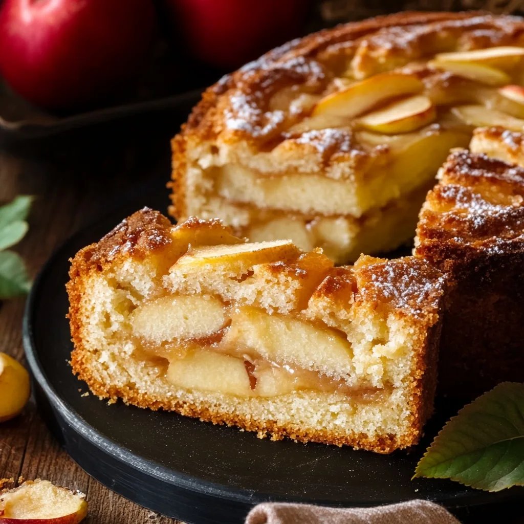 Saftiger Apfelkuchen aus der Kastenform