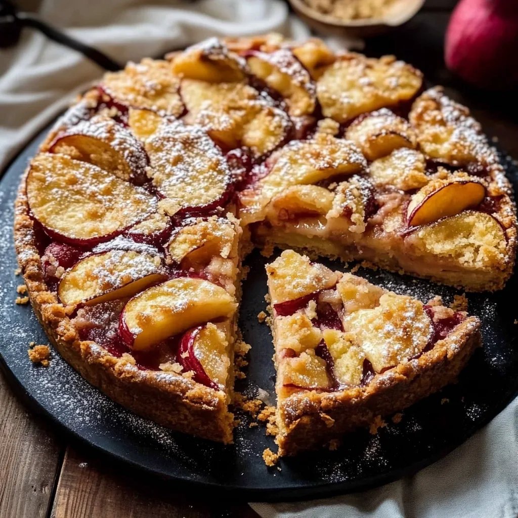 Zwetschgenkuchen mit Rührteig und Streuseln